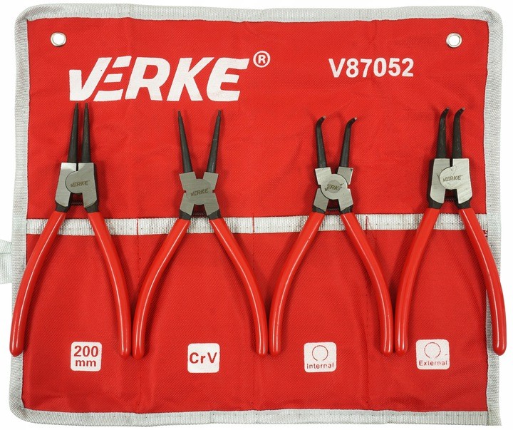 Verke V87052 sada klieští na krúžky 200 mm 4 ks.